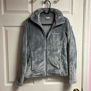 Columbia Beech Forest Full‎ Zip Blue Grey Fleece